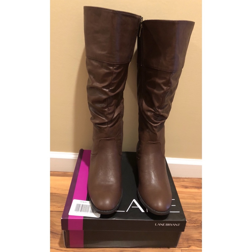 Lane Bryant Brown Riding Boots *Brand New*
